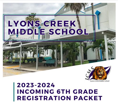  2023-2024 Incoming 6th Grade Registration Packet